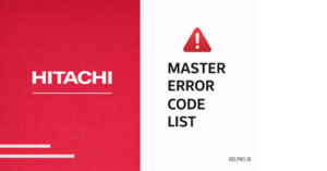 HITACHI INVERTER AC ERROR CODE