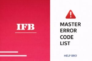 IFB Split Inverter AC Error Code List