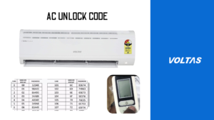 VOLTAS AC UNLOCK CODE